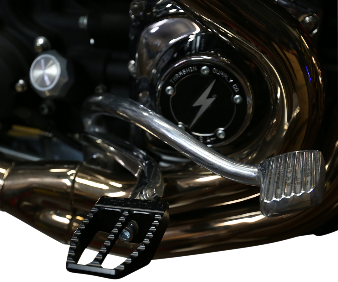 THRASHIN SUPPLY CO. Front Militant Foot Pegs - Black - Softail TSC-2019-1-SF
