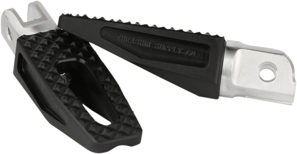 THRASHIN SUPPLY CO. Front P-54 Slim Foot Pegs - Black TSC-2028-1