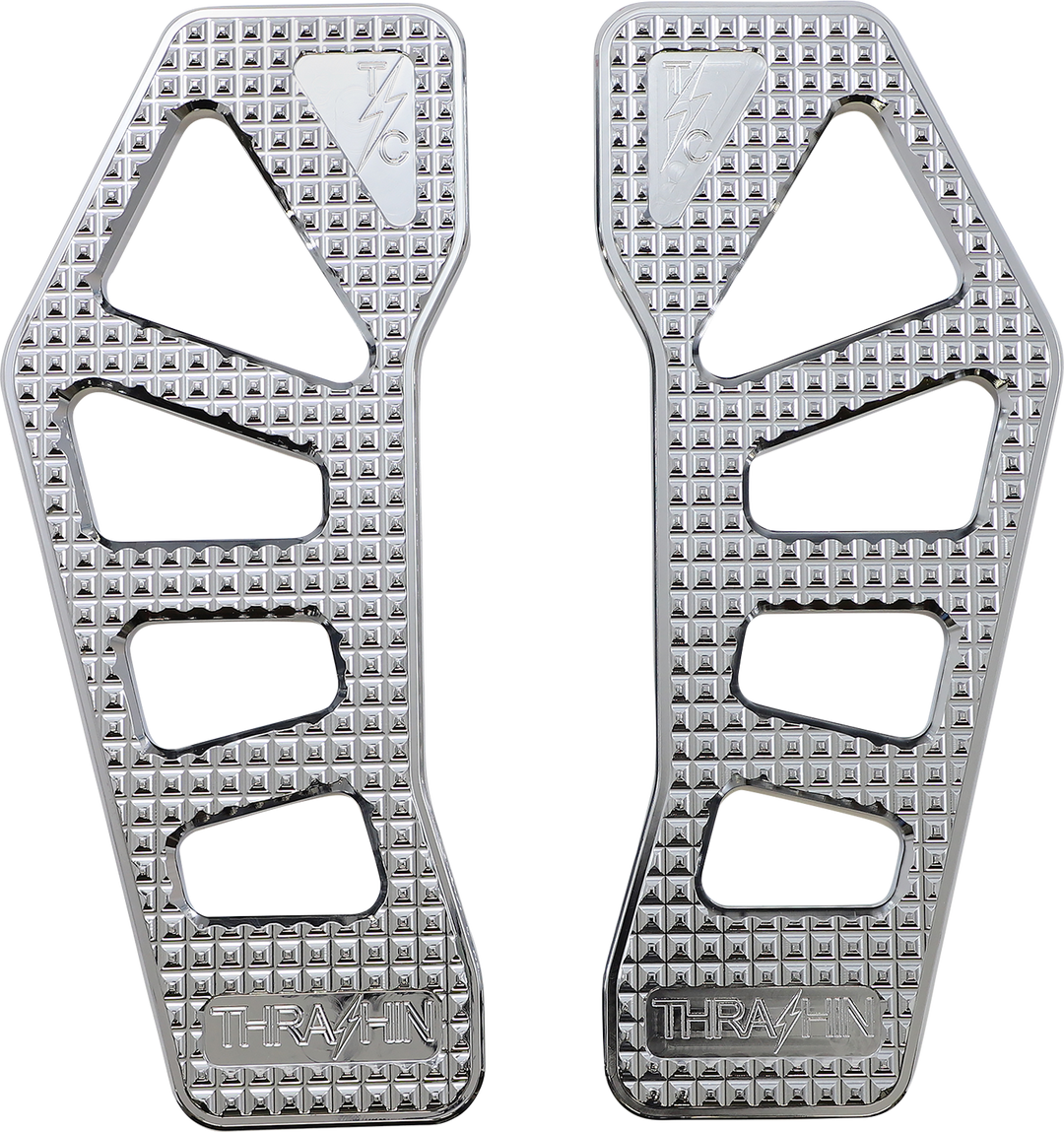 THRASHIN SUPPLY CO. Apex Floorboards - Chrome TSC-2211-3