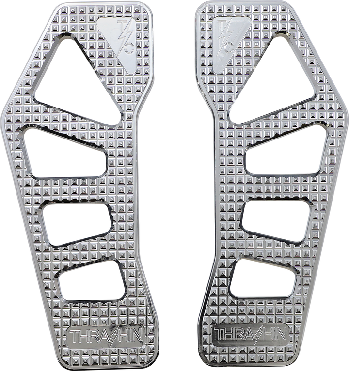 THRASHIN SUPPLY CO. Apex Floorboards - Chrome TSC-2211-3