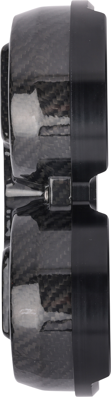 THRASHIN SUPPLY CO. Gauge Relocation Kit - Front - Black TSC-2707-1