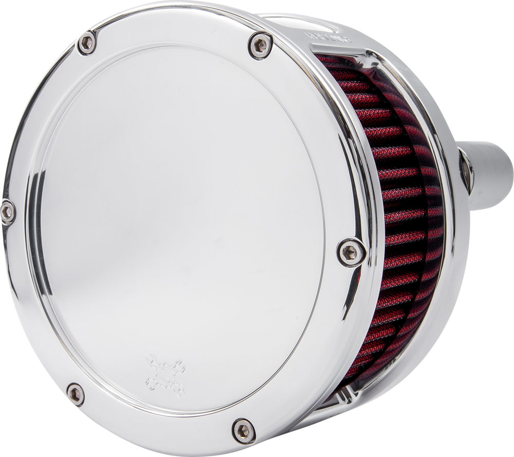 FEULING PARTS BA Series Air Cleaner Kit - Chrome - Red Filter 5437