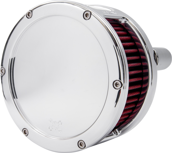 FEULING PARTS BA Series Air Cleaner Kit - Chrome - Red Filter 5437