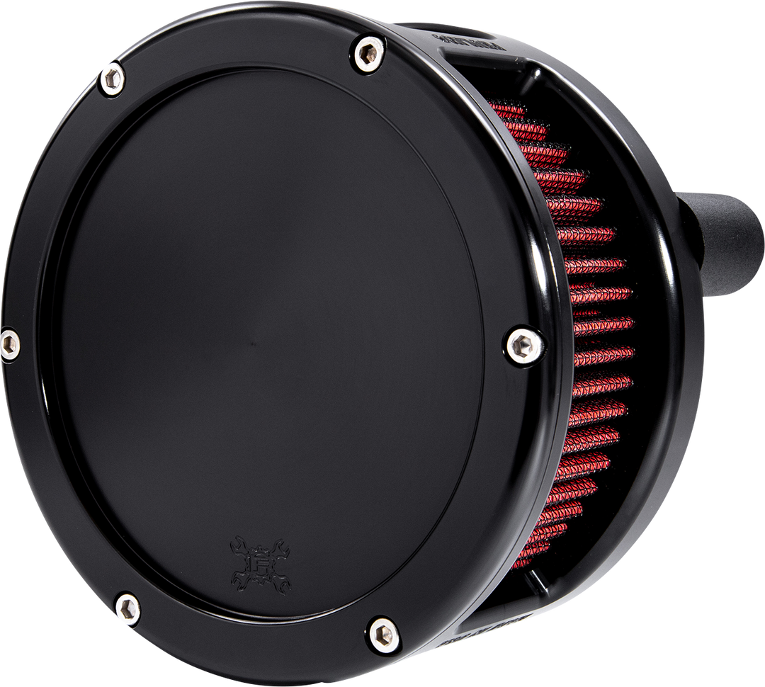 FEULING PARTS BA Series Air Cleaner Kit - Black Anodized - Red Filter 5433