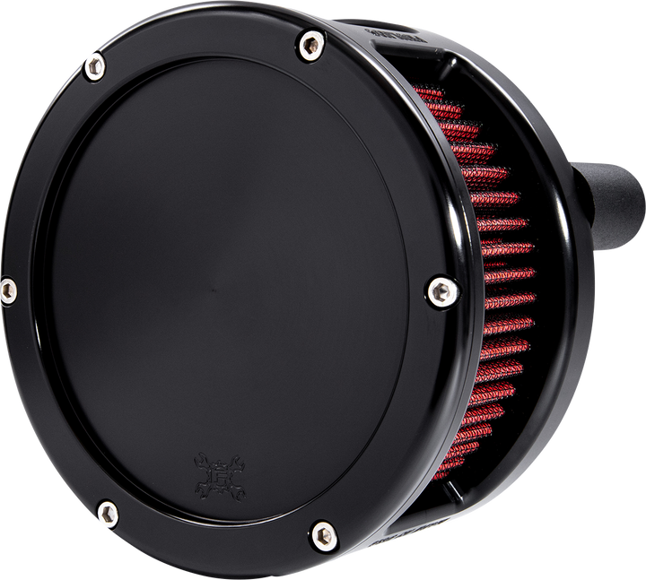 FEULING PARTS BA Series Air Cleaner Kit - Black Anodized - Red Filter 5433