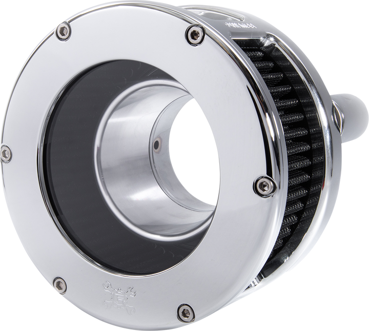 FEULING PARTS BA Series Air Cleaner Kit - Chrome - Black Filter 5538