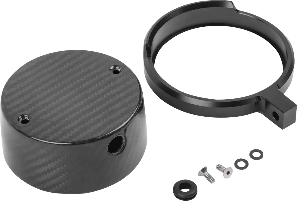 THRASHIN SUPPLY CO. Gauge Relocation Kit - Front - Black TSC-2710-1