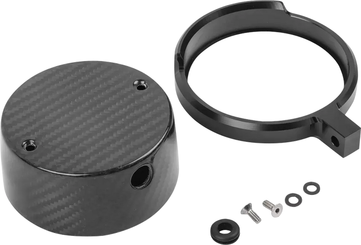 THRASHIN SUPPLY CO. Gauge Relocation Kit - Front - Black TSC-2710-1