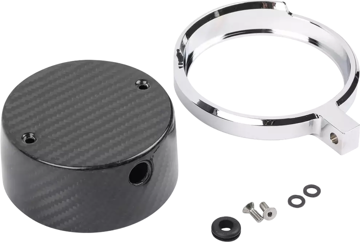 THRASHIN SUPPLY CO. Gauge Relocation Kit - Front - Chrome TSC-2710-3