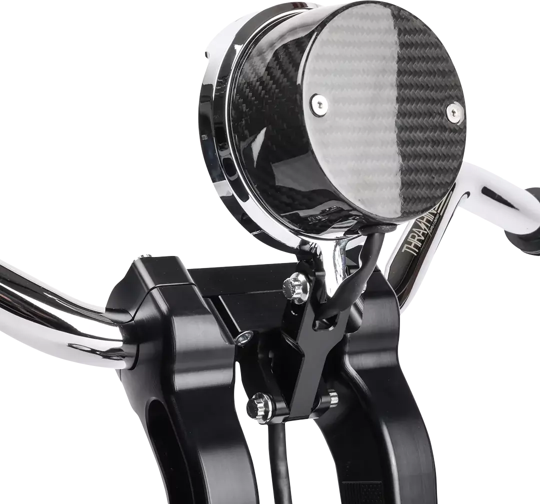 THRASHIN SUPPLY CO. Gauge Relocation Kit - Front - Chrome TSC-2710-3