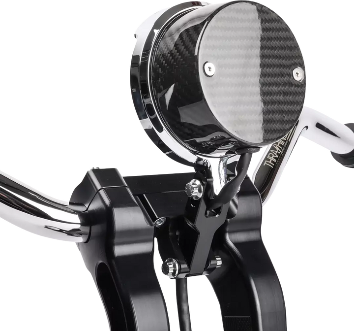 THRASHIN SUPPLY CO. Gauge Relocation Kit - Front - Chrome TSC-2710-3