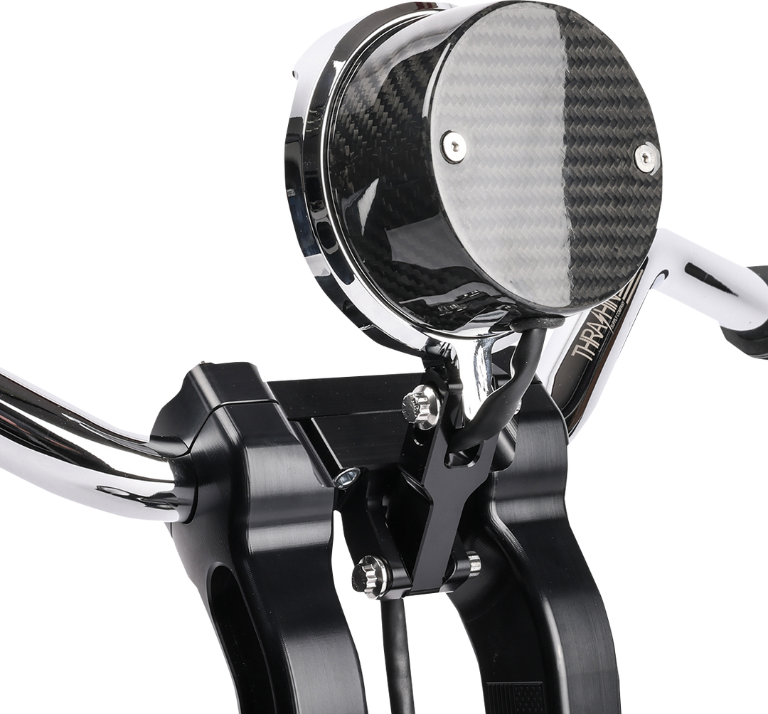 THRASHIN SUPPLY CO. Gauge Relocation Kit - Front - Chrome TSC-2710-3