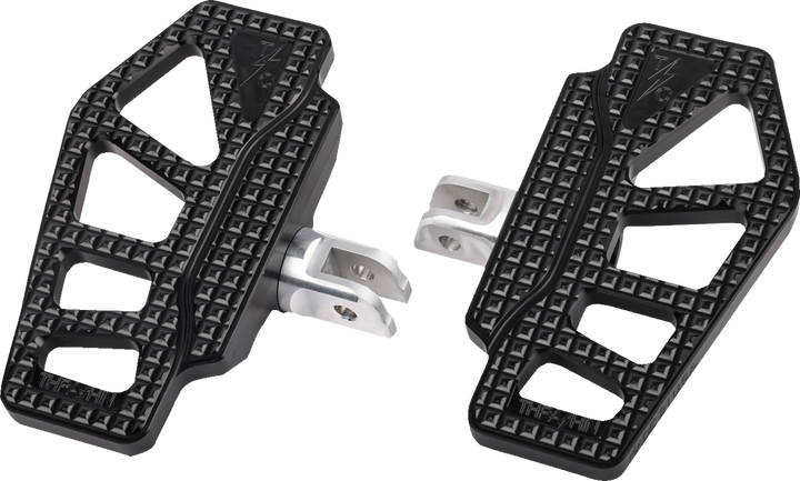 THRASHIN SUPPLY CO. Apex Mini Floorboards - Driver - Black TSC-2217-1-SF