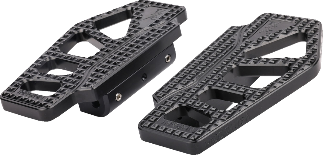 THRASHIN SUPPLY CO. Apex Mini Floorboards - Passenger - Black TSC-2217-1-BR