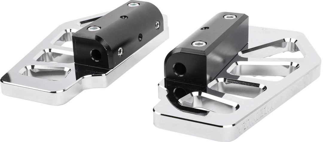 THRASHIN SUPPLY CO. Apex Mini Floorboards - Passenger - Chrome TSC-2217-3-BR