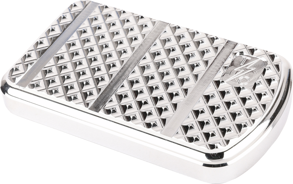 THRASHIN SUPPLY CO. Brake Pedal Pad - Chrome - FL TSC-2201-3
