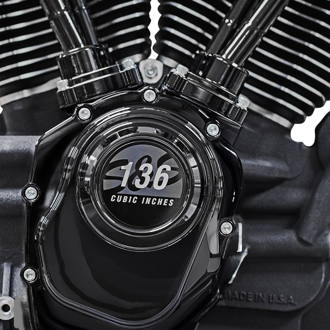 S&amp;S CYCLE MK136 Black Edition Engine - 550G Gear Drive - Oil Cooled - Race Only - M8 Touring 310-1289