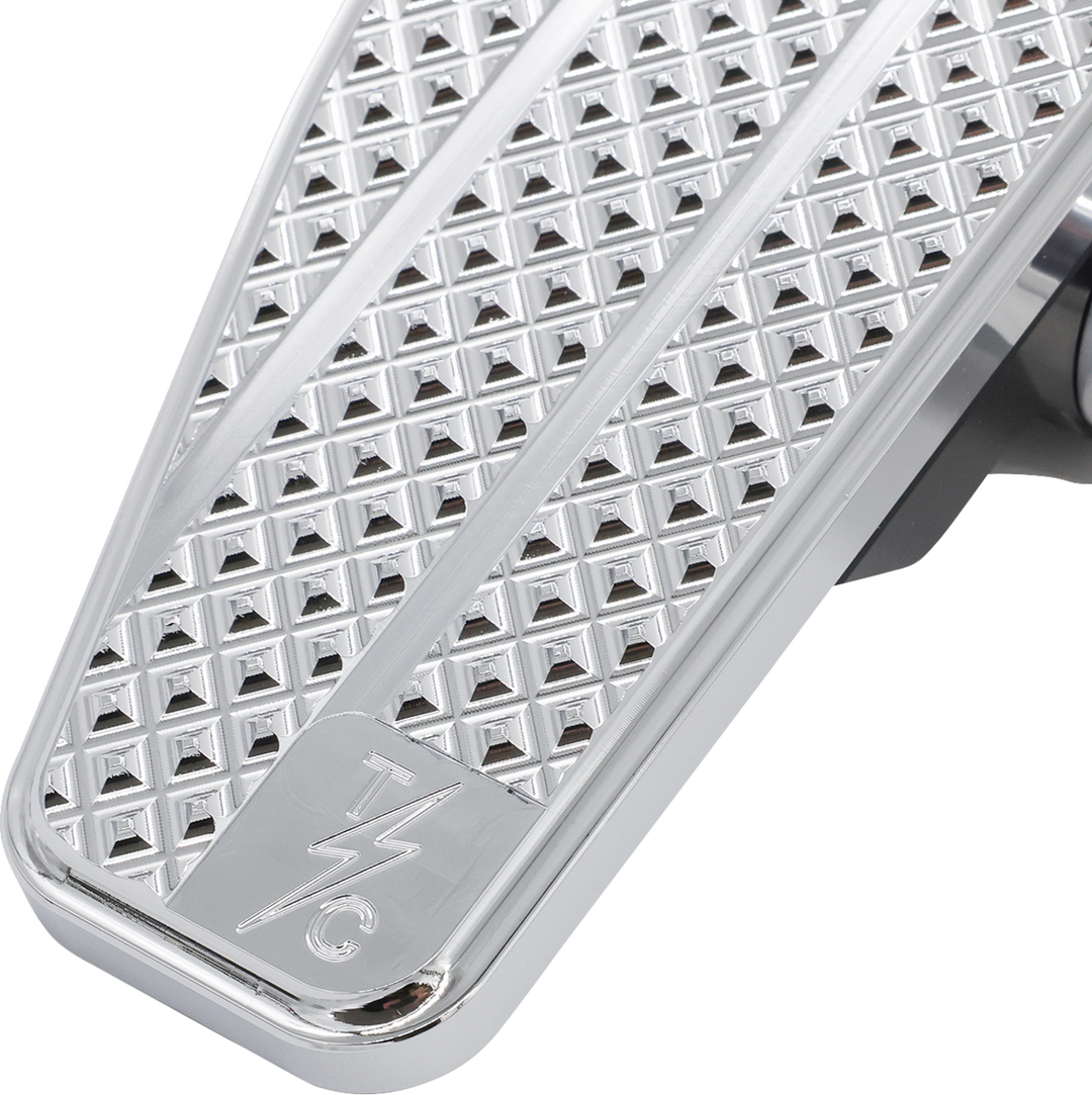 THRASHIN SUPPLY CO. Mini Floorboards - Chrome TSC-2030-3