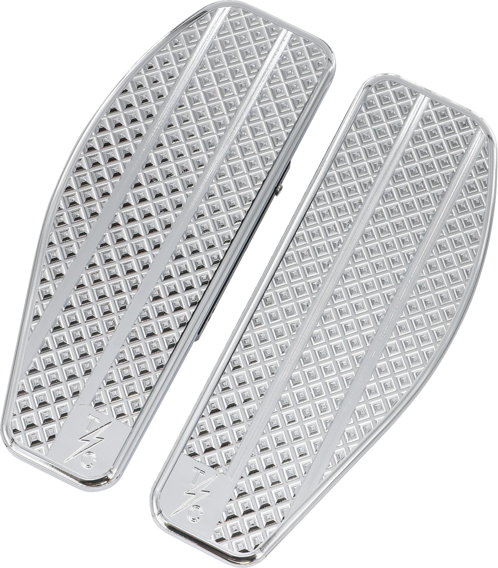 THRASHIN SUPPLY CO. Mini Floorboards - Passenger - Chrome TSC-2205-3