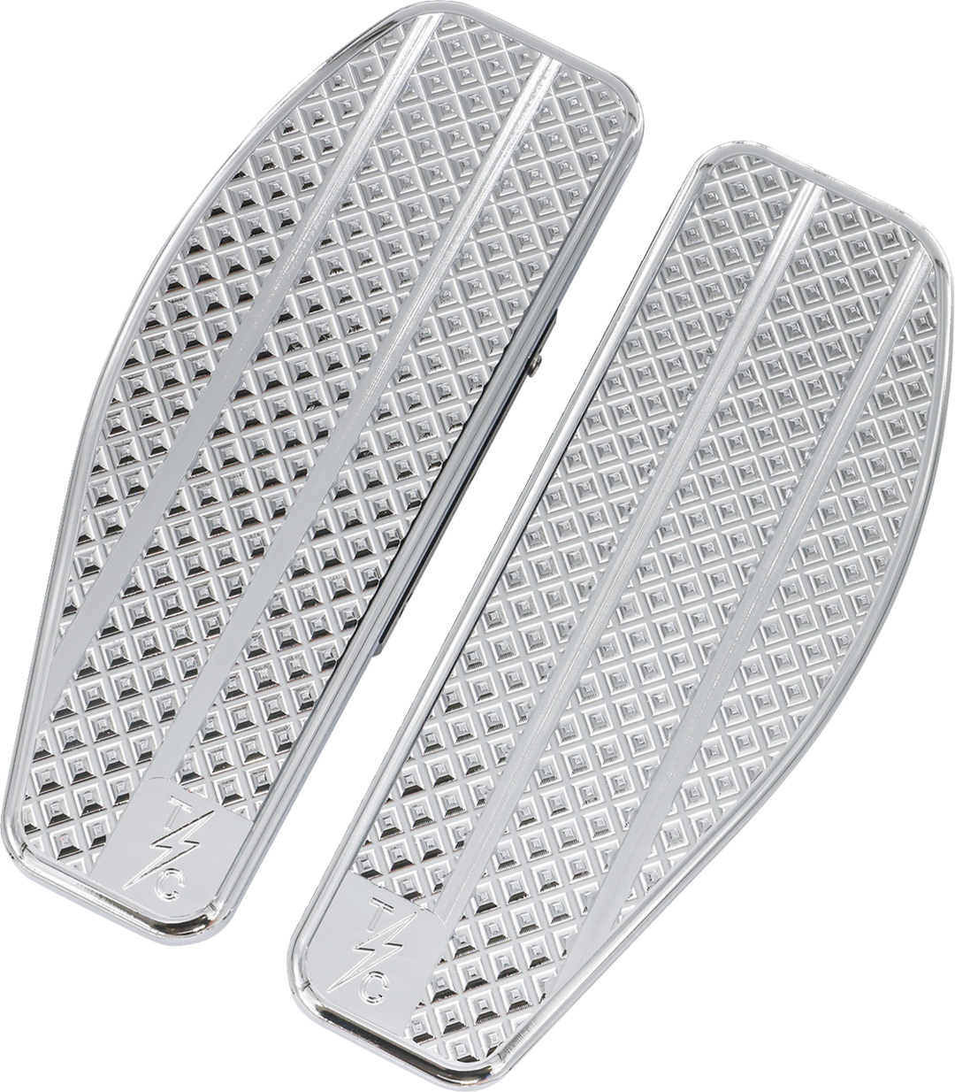 THRASHIN SUPPLY CO. Mini Floorboards - Passenger - Chrome TSC-2205-3