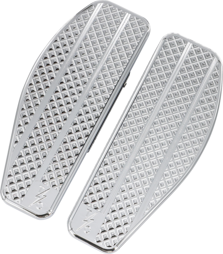 THRASHIN SUPPLY CO. Mini Floorboards - Passenger - Chrome TSC-2205-3