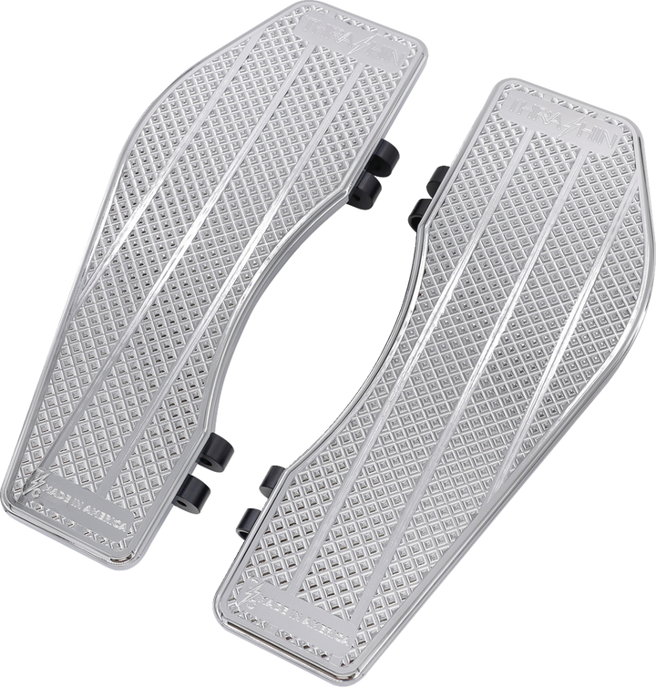 THRASHIN SUPPLY CO. Floorboards - Driver - Chrome TSC-2200-3