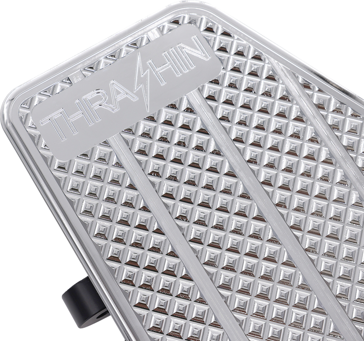 THRASHIN SUPPLY CO. Floorboards - Driver - Chrome TSC-2200-3
