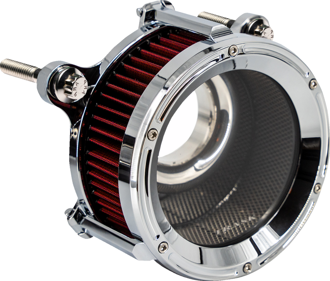 TRASK Assault Charge High-Flow Air Cleaner Kit - Chrome TM-1024CH
