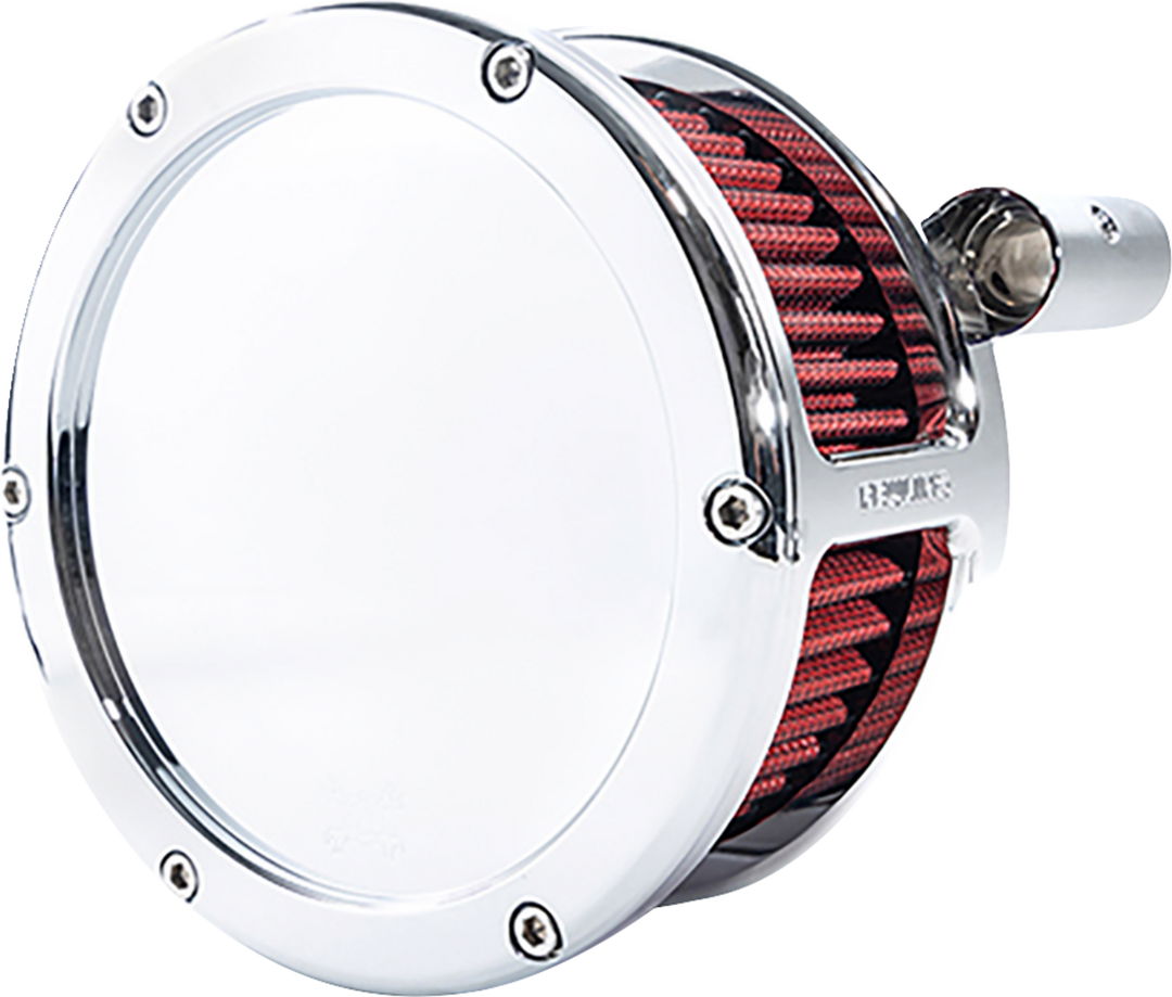 FEULING PARTS BA Air Cleaner Kit - Chrome with Red Filter - Twin Cam 5447