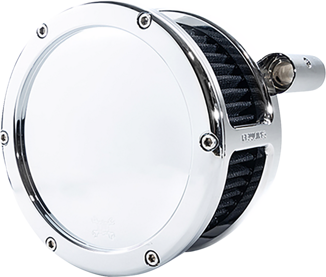FEULING PARTS BA Air Cleaner Kit - Chrome with Black Filter - Twin Cam 5547