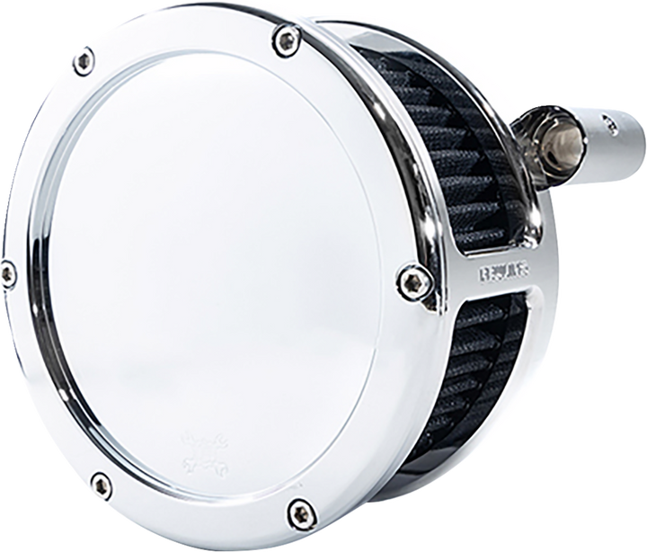FEULING PARTS BA Air Cleaner Kit - Chrome with Black Filter - Twin Cam 5547