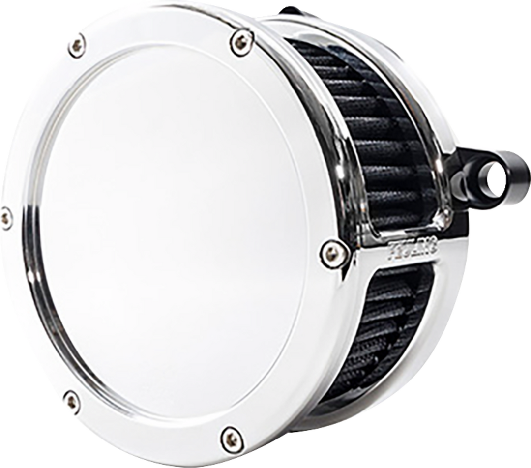FEULING PARTS BA Air Cleaner Kit - Chrome with Black Filter - M8 5577