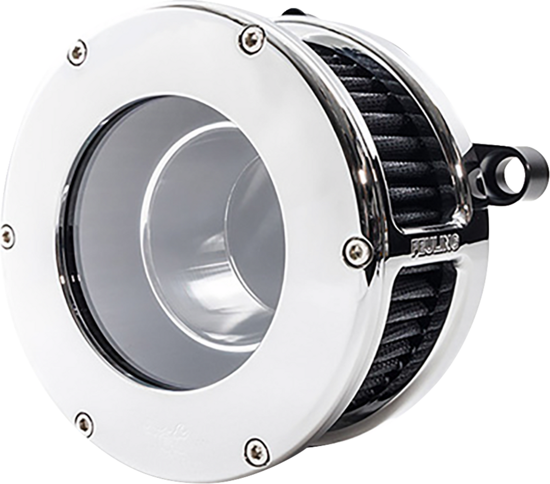 FEULING PARTS BA Air Cleaner Kit - Chrome/Clear with Black Filter - M8 5578