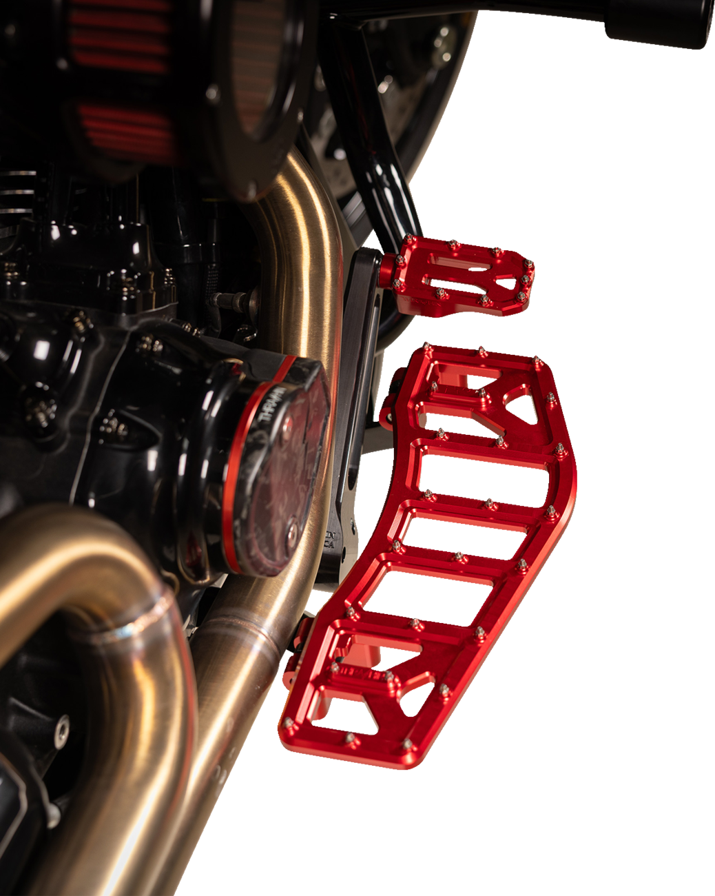 THRASHIN SUPPLY CO. Aggressor Floorboards - Red TSC-2219-2