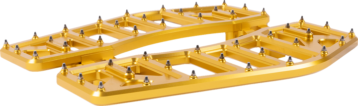 THRASHIN SUPPLY CO. Aggressor Floorboards - Gold TSC-2219-5