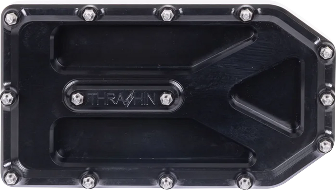 THRASHIN SUPPLY CO. Aggressor Brake Pedal Pad - Black - Touring TSC-2220-1