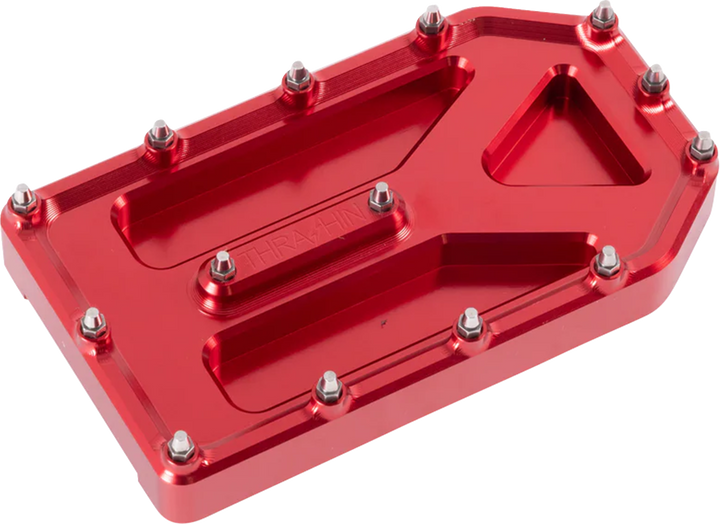 THRASHIN SUPPLY CO. Aggressor Brake Pedal Pad - Red - Touring TSC-2220-2