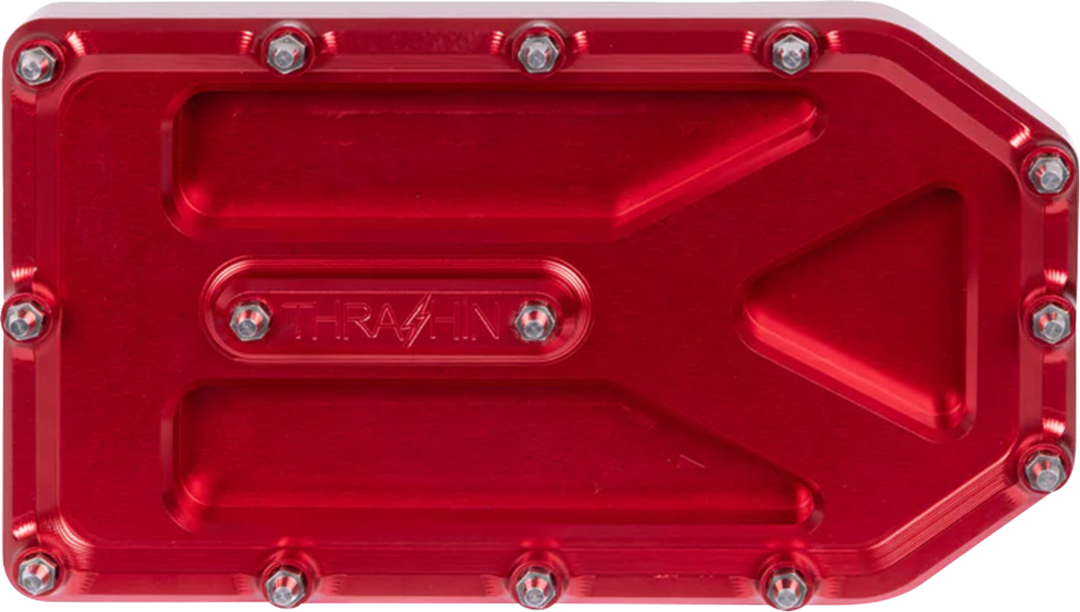 THRASHIN SUPPLY CO. Aggressor Brake Pedal Pad - Red - Touring TSC-2220-2