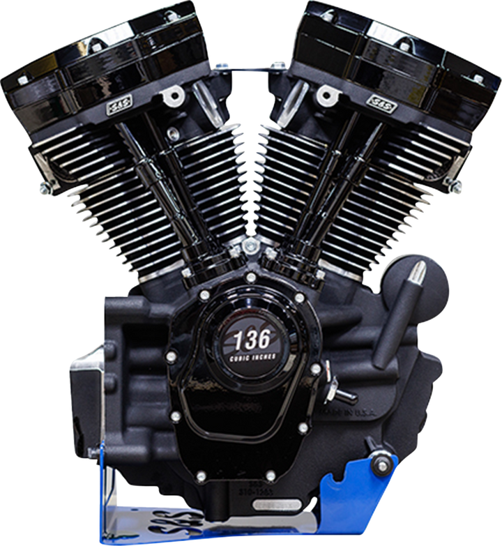 S&amp;S CYCLE MK136 Engine - 475G Camshaft - Oil Cooled - M8 Softail 310-1296
