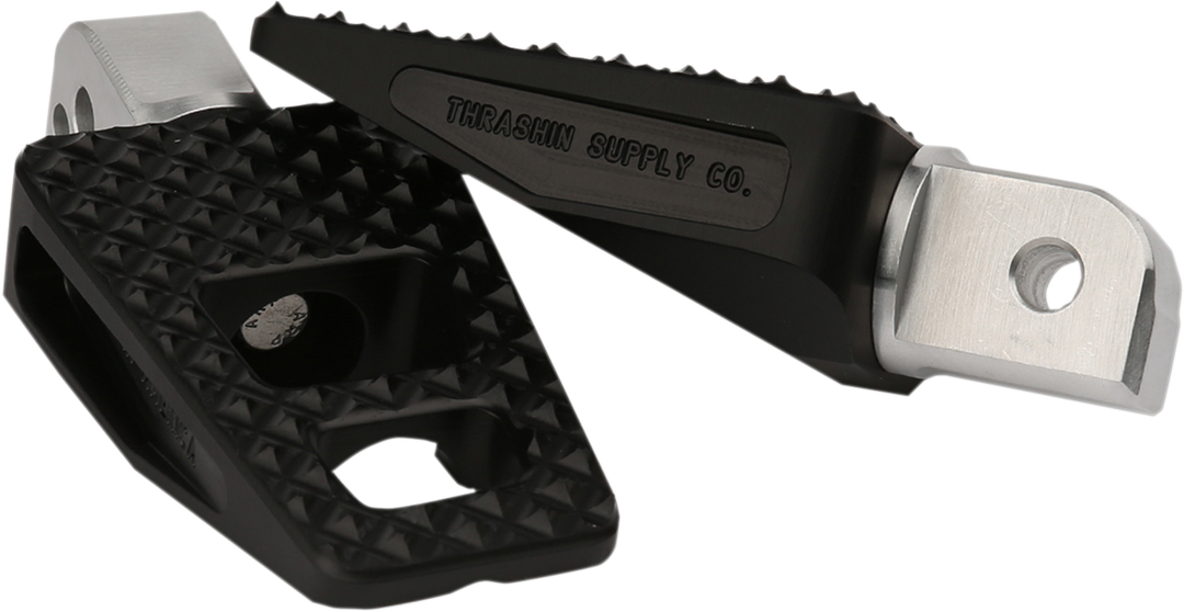 THRASHIN SUPPLY CO. Rear P-54 Foot Pegs - Black - Softail TSC-2027-1