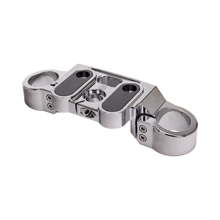 Chrome 2020-Up Softail Lowrider S &amp; ST Drop 1" Top Triple Tree
