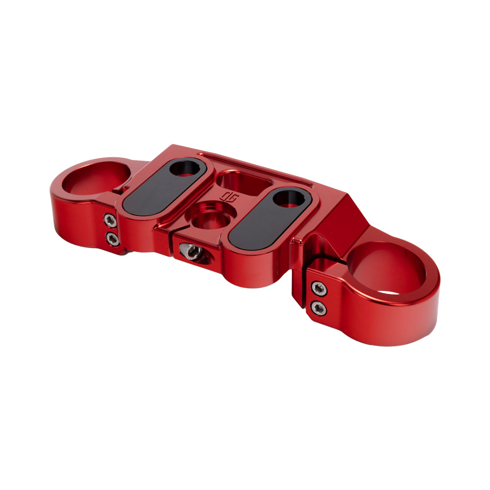 Red 2020-Up Softail Lowrider S &amp; ST Drop 1" Top Triple Tree