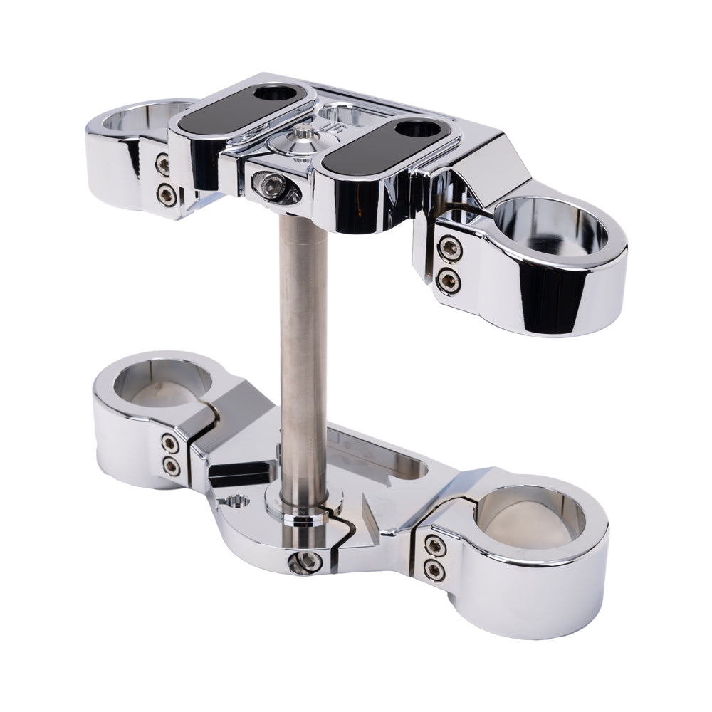 Chrome 2020-Up Softail Lowrider S &amp; ST Drop 1" Triple Trees kit