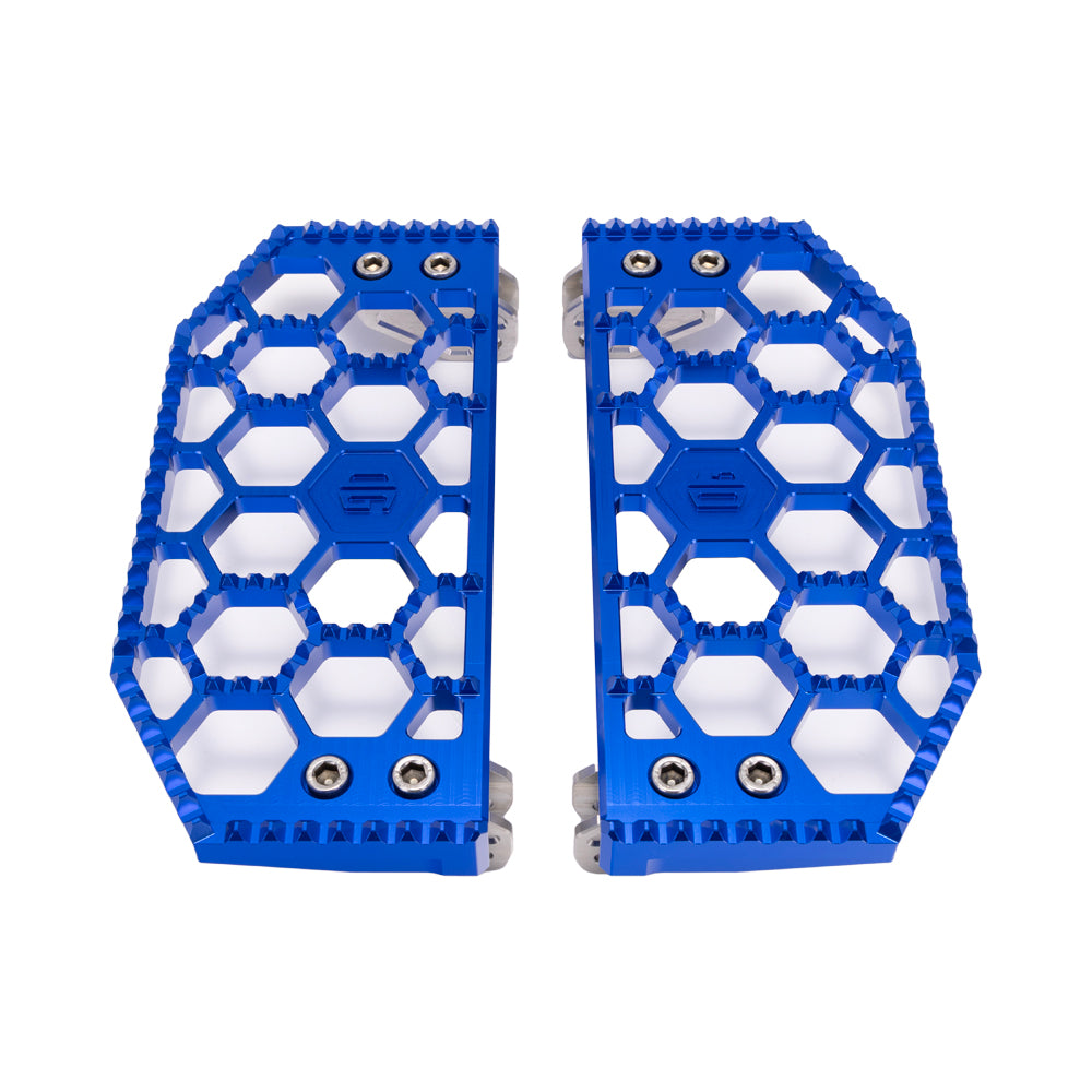 Blue Floorboards for Harley Davidson Touring Model