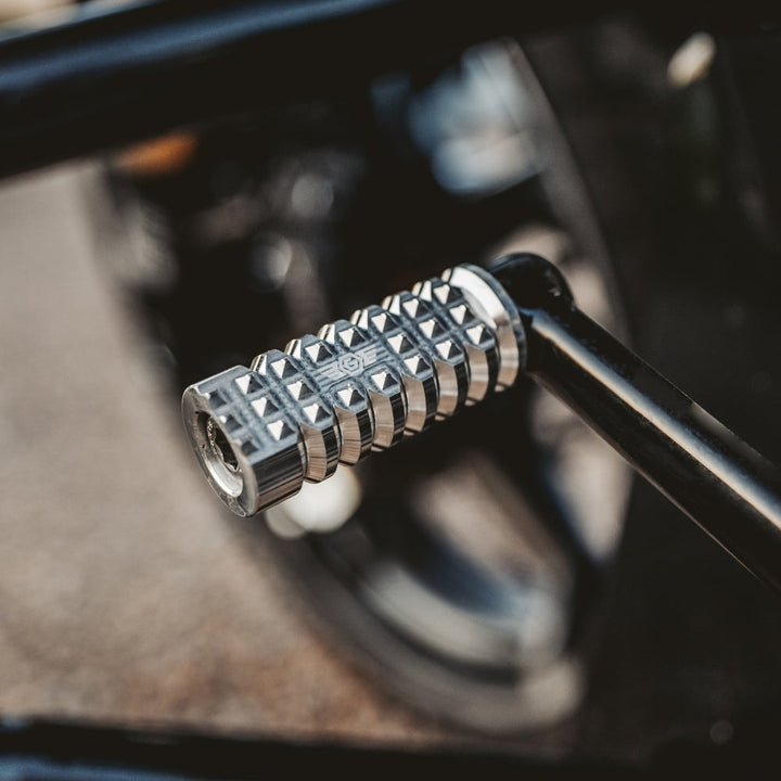 OG Gripper Shifter Peg installed on a Harley-Davidson