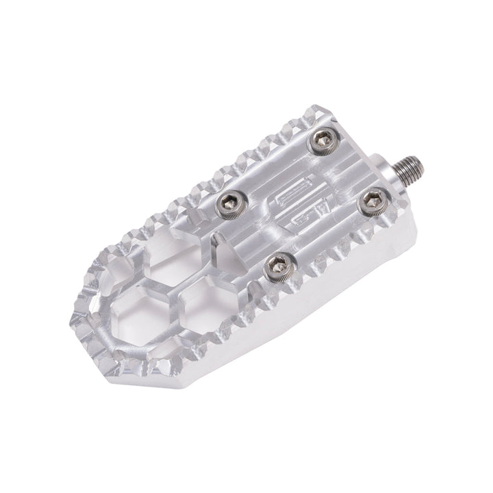 Aluminum Finish Harley Davidson Touring Bagger Mini Brake Pedal Gripper kit for Adjustable Brake Arm