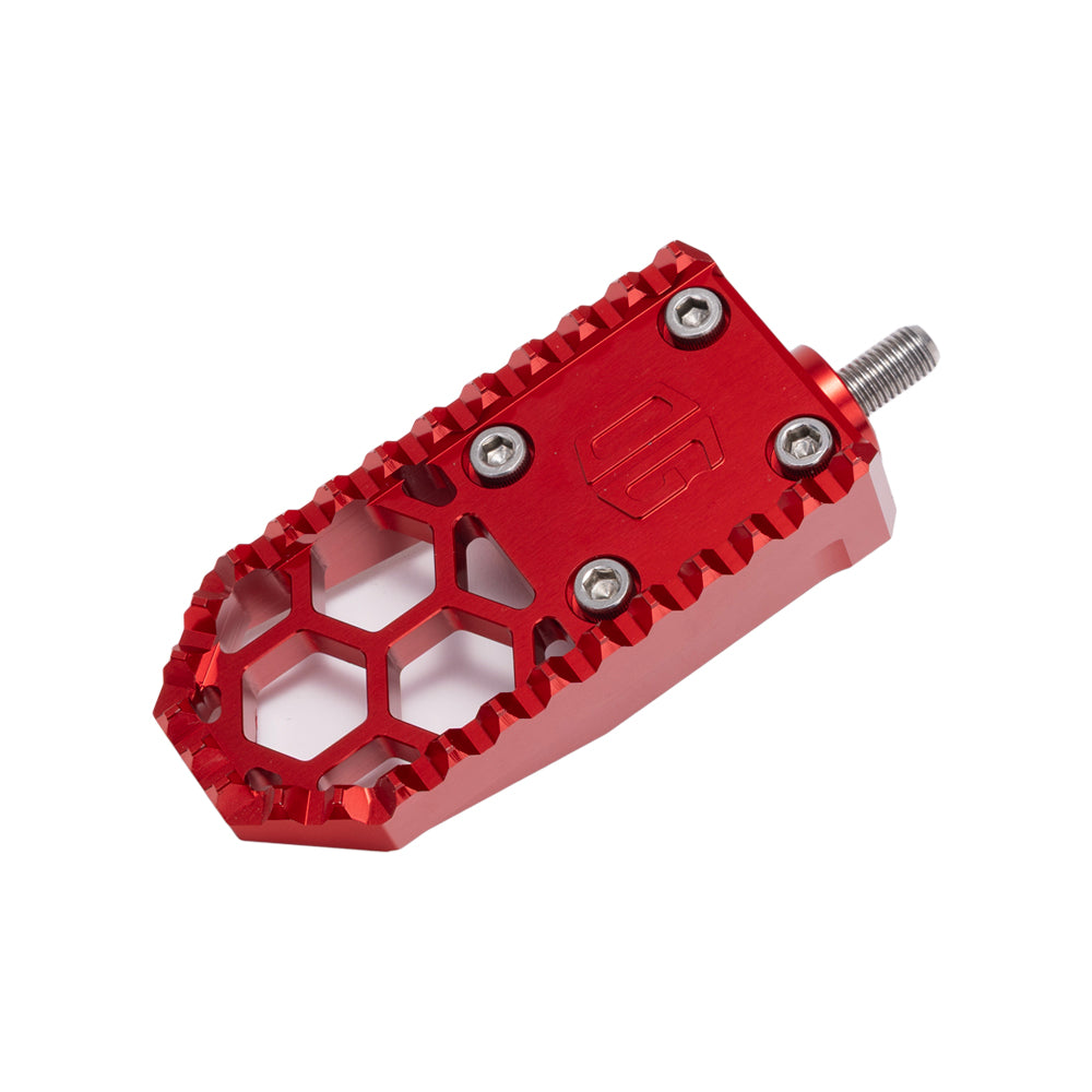 Red Harley Davidson Touring Bagger Mini Brake Pedal Gripper kit for Adjustable Brake Arm