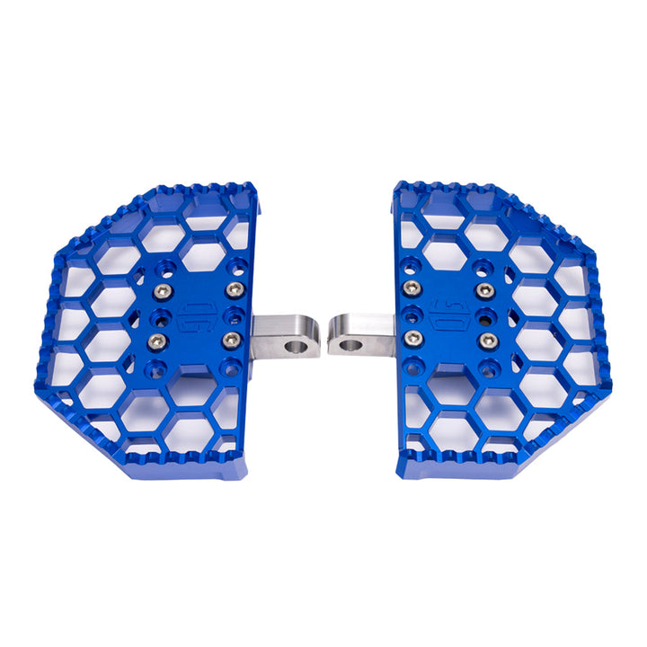 Original Garage Moto Blue Mini Floorboards for Harley-Davidson