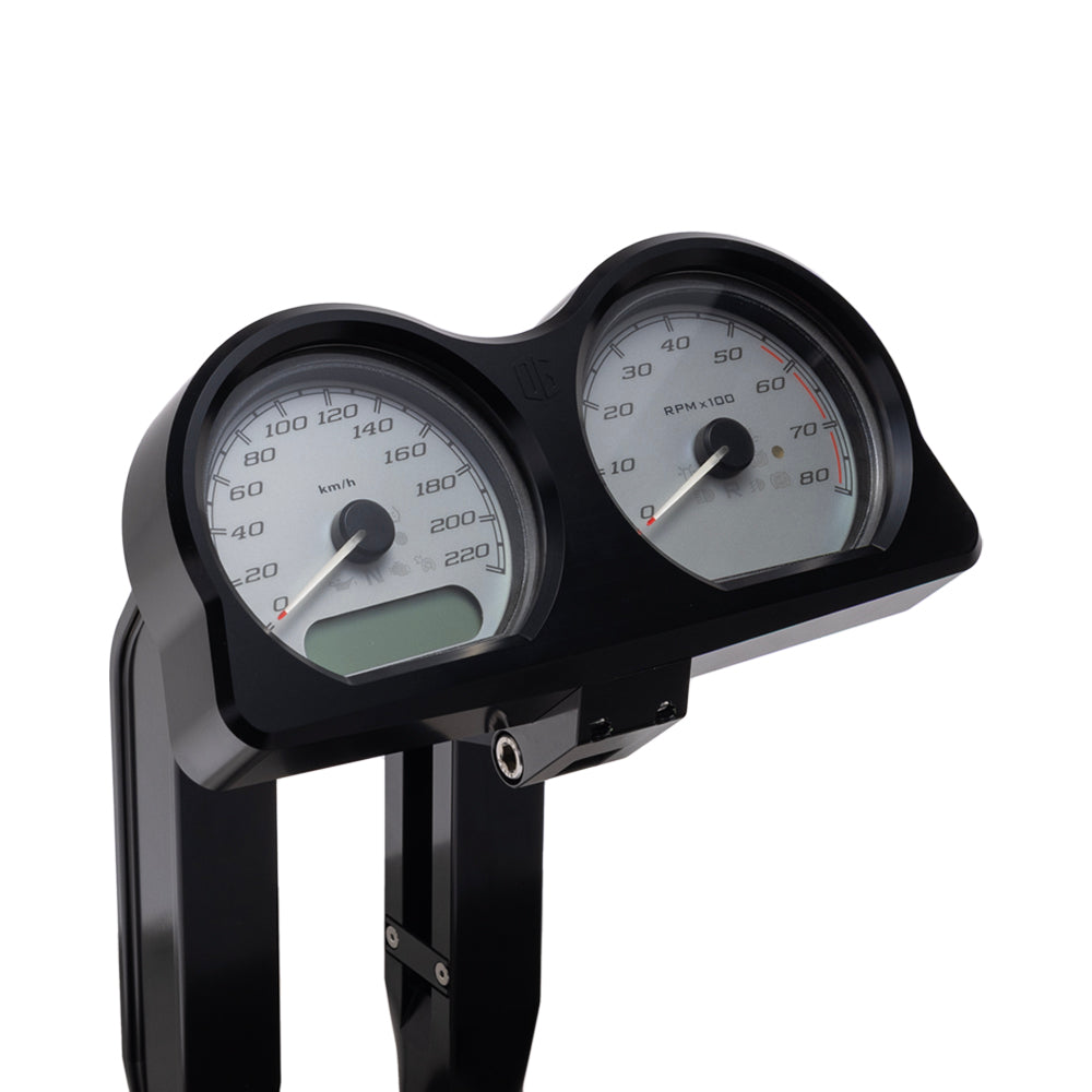 OG Black Road Glide Billet Gauges Bezel Front Mount