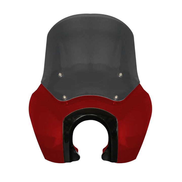 Original Garage Moto Softail Low Rider S Complete T-Sport Fairing Kit - Brilliant Red - OEM Headlight